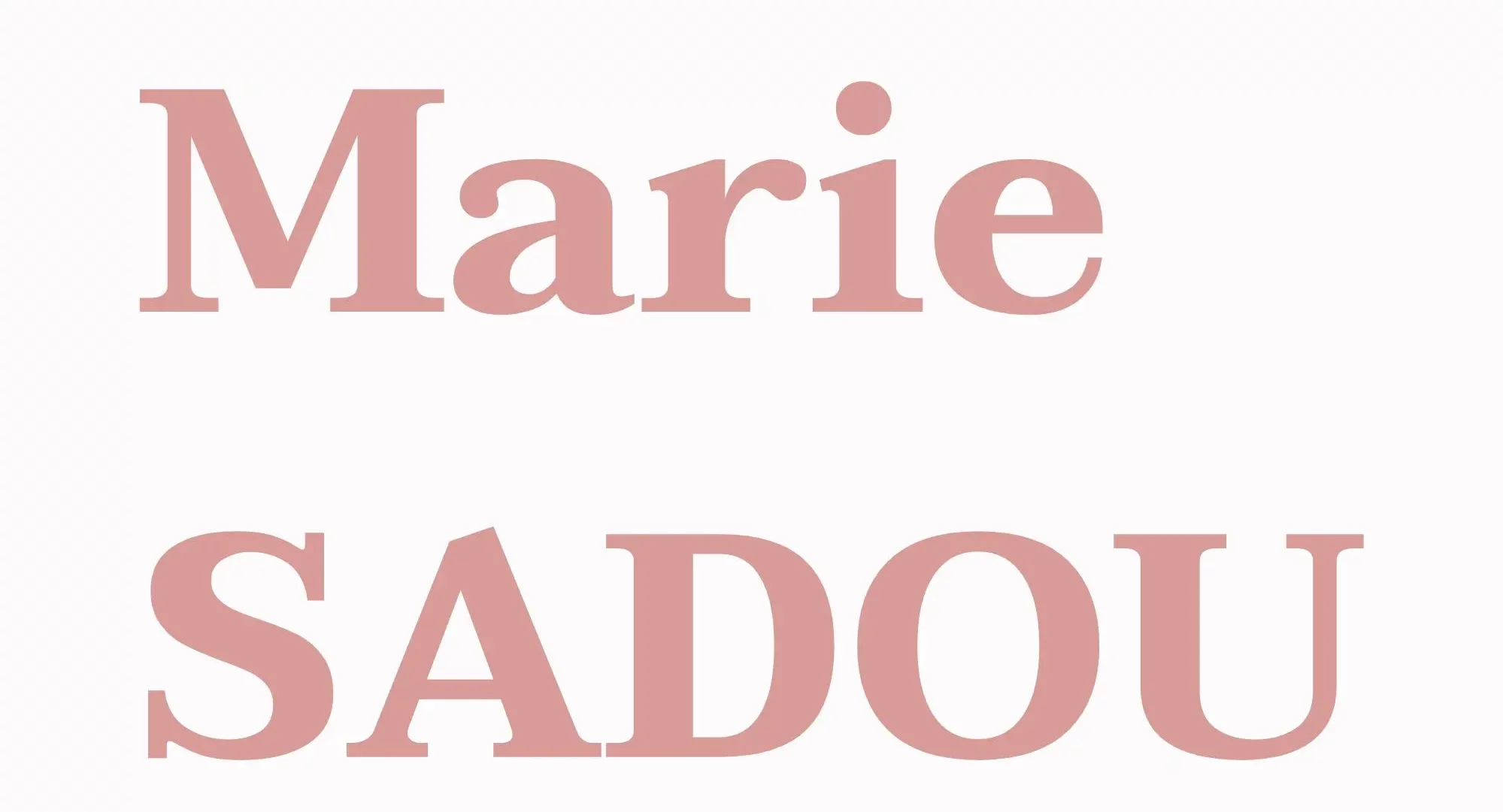 Marie Sadou